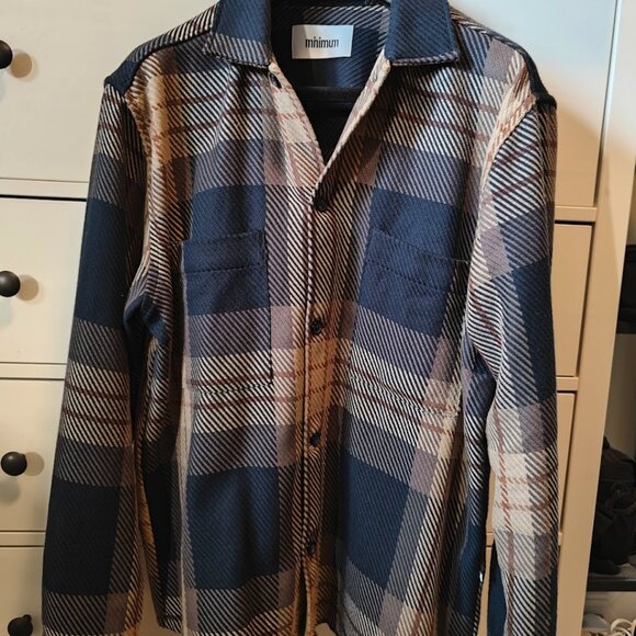 Minimum large plaid overshirt/shacket - Picture 1 of 5